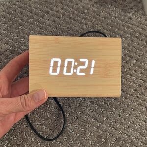 Wooden Alarm clock